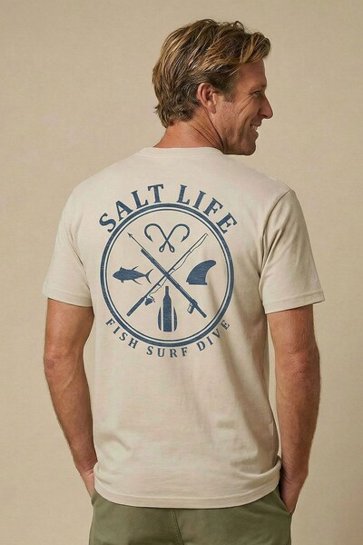  Salt Life Nautical Pursuit Mens T Shirt 