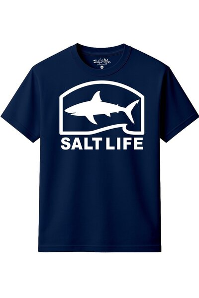  Salt Life Pro Salt Shark Mens T Shirt 