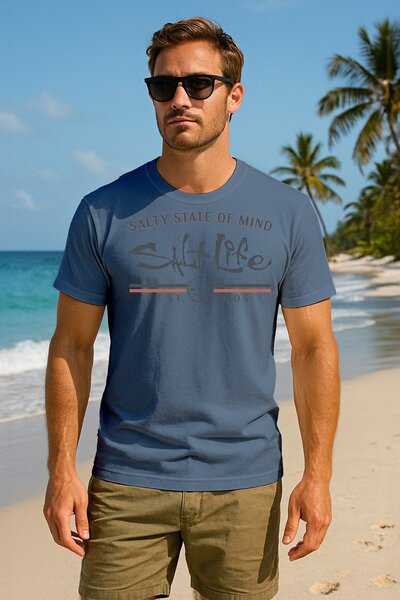  Salt Life Retro Mens T Shirt 