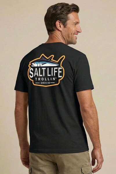  Salt Life Trollin Mens T Shirt 