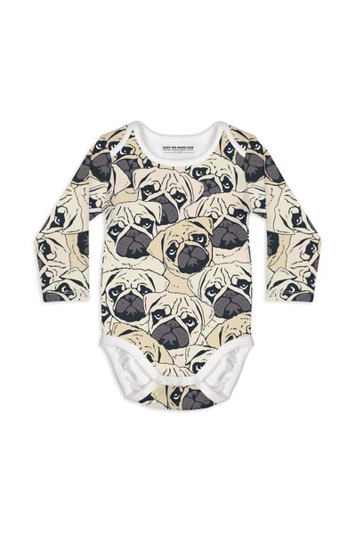  Sleep-no-more Pug Off Baby Bodysuit 