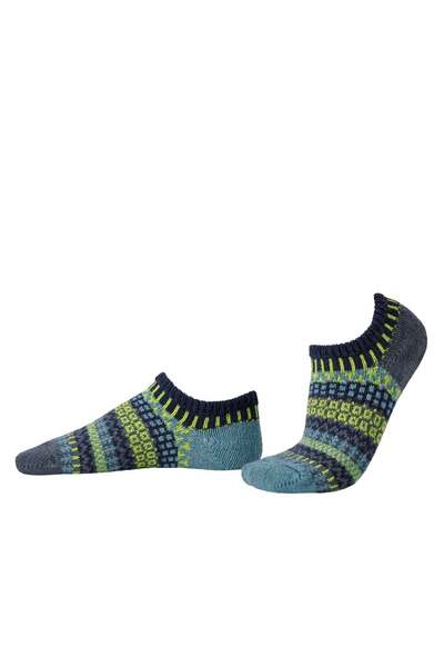 Solmate Unisex Mismatched Patterned Ankle Trainer Socks 