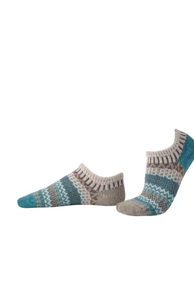  Solmate Unisex Mismatched Patterned Ankle Trainer Socks 