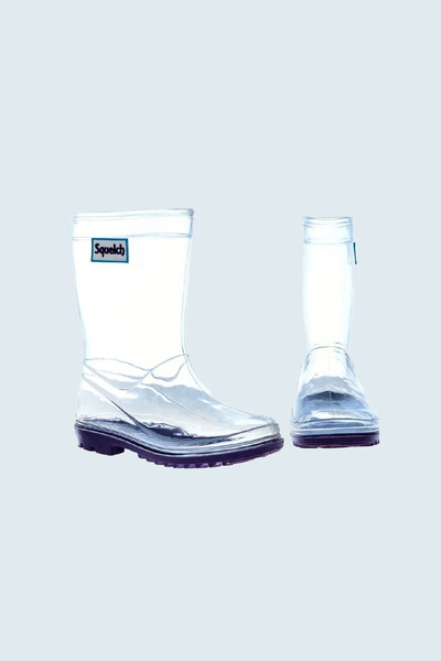  Squelch Squelch Transparent Welly Boots 