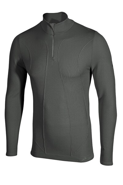  Sub Zero Factor 1 Plus Mens Long Sleeve Zip Base Layer Top 