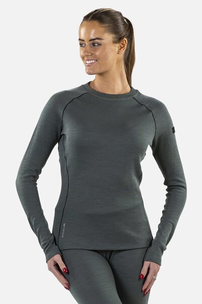  Surfanic Merino Womens Crew Neck Base Layer 