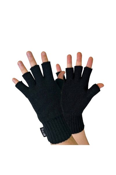  Thmo Mens 3m Thinsulate Winter Fingerless Gloves 