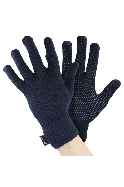  Thmo Mens Touchscreen Gloves With Grips 