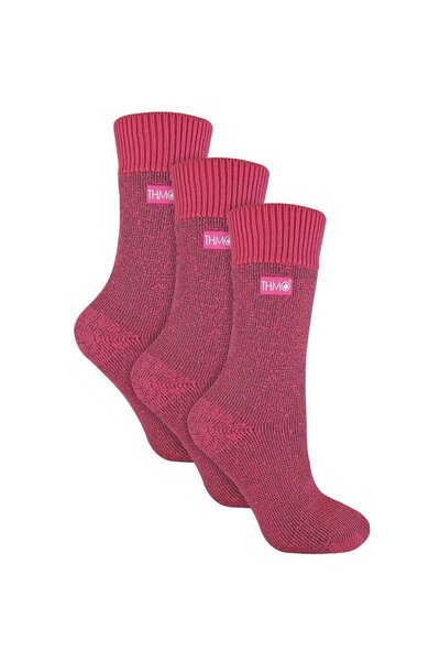  Thmo 3 Pack Ladies Winter Socks With Comfort Top 