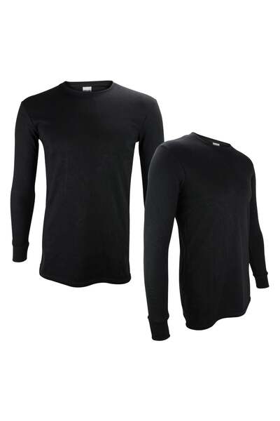  Thmo 2 Pack Mens Thermal Fleece Base Layer Top 