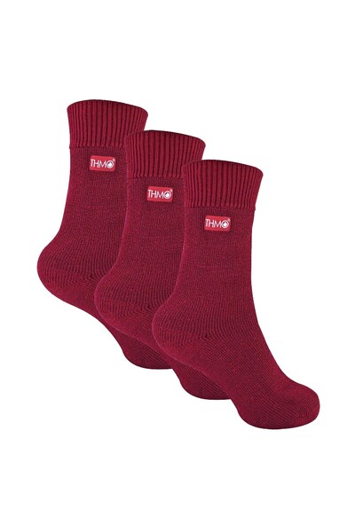  Thmo 3 Pairs Kids Lined Thermal Socks 