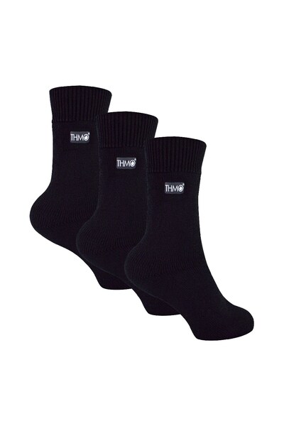  Thmo 3 Pairs Kids Lined Thermal Socks 