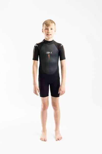  Tiki Surf Kids Tech 3/2 F/l Spring Back Zip Wetsuit 