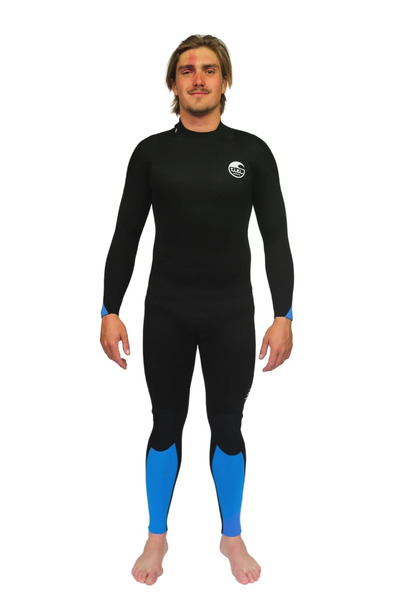  Tiki Surf Tiki Tech 3/2 Men's Back Zip Wetsuit 