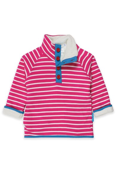  Toby Tiger Kids 100% Cotton Breton Cosy Fleece Sweatshirt 