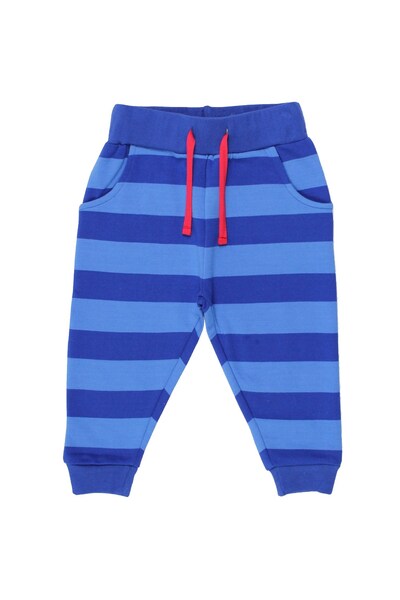  Toby Tiger Kids 100% Cotton Striped Joggers 