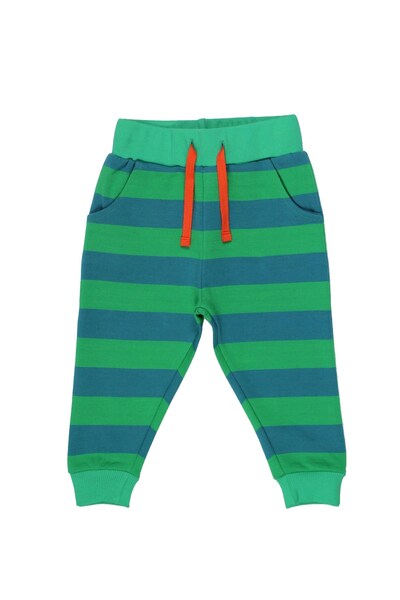  Toby Tiger Kids 100% Cotton Striped Joggers 