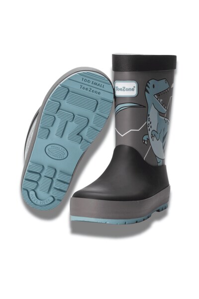  Toezone Dinosaur Kids Waterproof Rain Wellies 