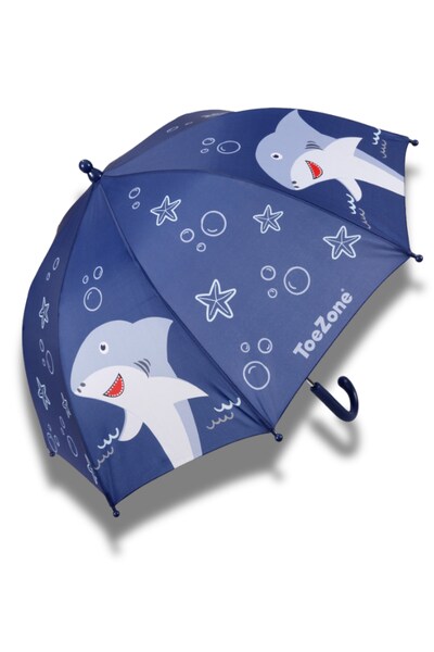  Toezone Kids Shark Waterproof Lightweight Umbrella 