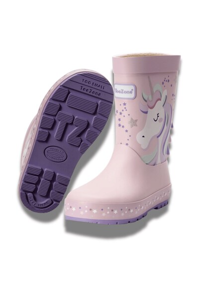  Toezone Star Kids Unicorn Waterproof Rain Wellies 