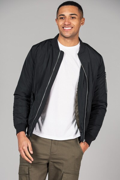  Tokyo Laundry Bomber Mens Jacket With Zip Fastening 