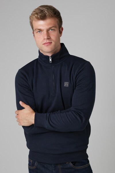  Tokyo Laundry Mens Cotton Blend Quarter Zip Sweatshirt 