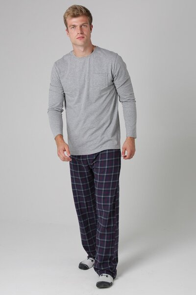  Tokyo Laundry Mens Cotton Long Sleeve Pyjama Set 
