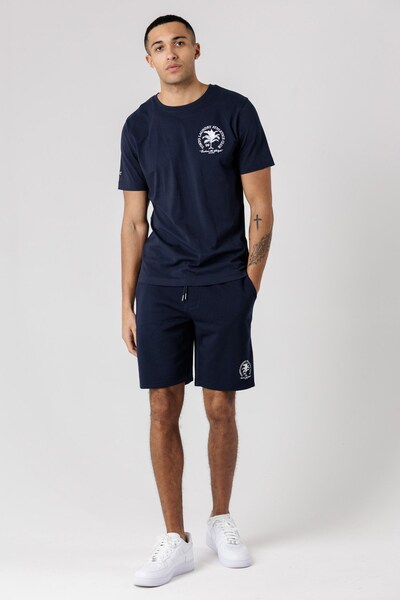  Tokyo Laundry Mens Logo T Shirt And Jogger Short Set 