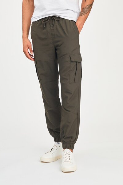  Tokyo Laundry Nylon Mens Drawstring Cargo Trousers 
