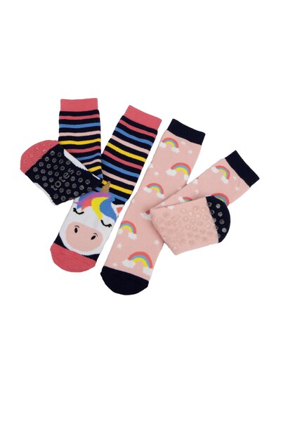 Totes Kids Original Slipper Sox Twin Pack 