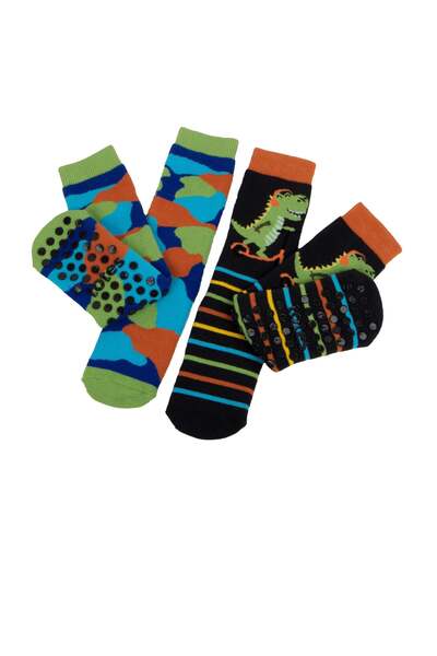  Totes Kids Original Slipper Sox Twin Pack 