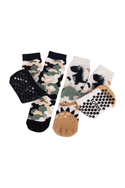 Totes Kids Original Slipper Sox Twin Pack 