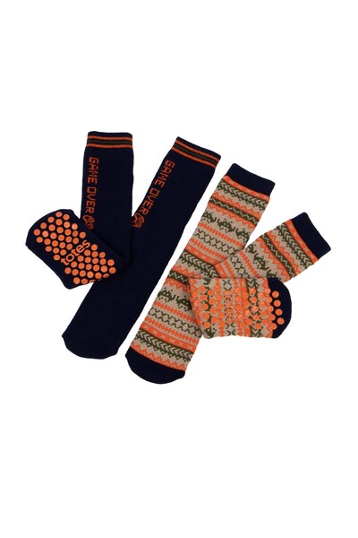  Totes Kids Original Slipper Sox Twin Pack 