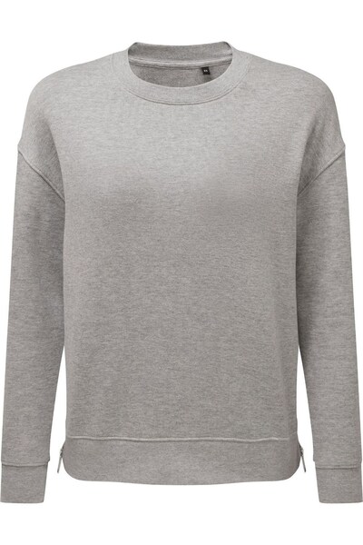  Tridri Heather Womens Side Zip Sweatshirt 