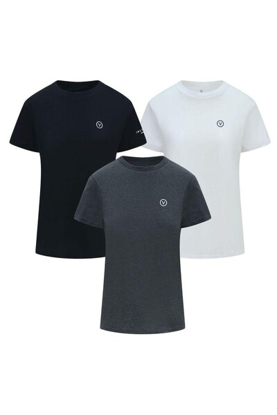  Validate Essential Small Logo T Shirt 3 Pack 