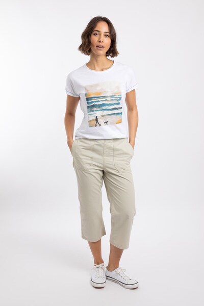  Weird Fish Anyar Womens 3/4 Length Ripstop Trousers 