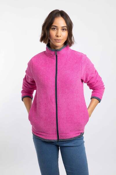  Weird Fish Ariana Womens Full Zip Grid Fleece 