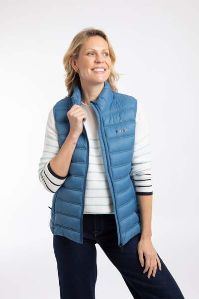  Weird Fish Atissa Womens Lightweight Padded Gilet 