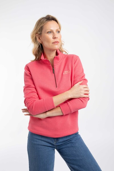  Weird Fish Avery Womens 1/4 Zip Sweatshirt 