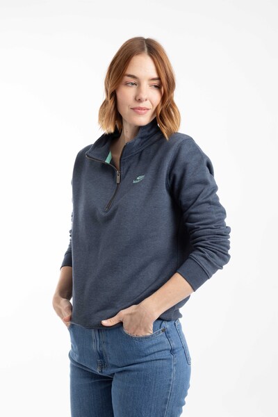  Weird Fish Avery Womens 1/4 Zip Sweatshirt 