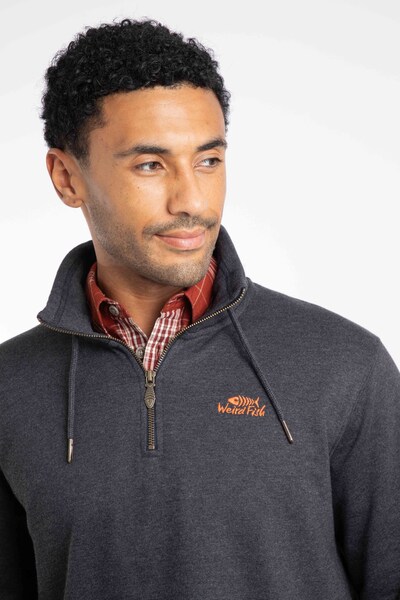  Weird Fish Brampton Mens 1/4 Zip Sweatshirt 