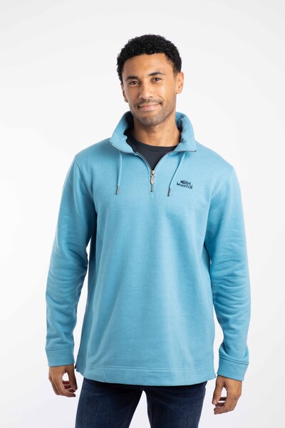  Weird Fish Brampton Mens 1/4 Zip Sweatshirt 