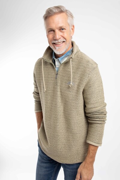  Weird Fish Cruiser Mens 1/4 Zip Macaroni 