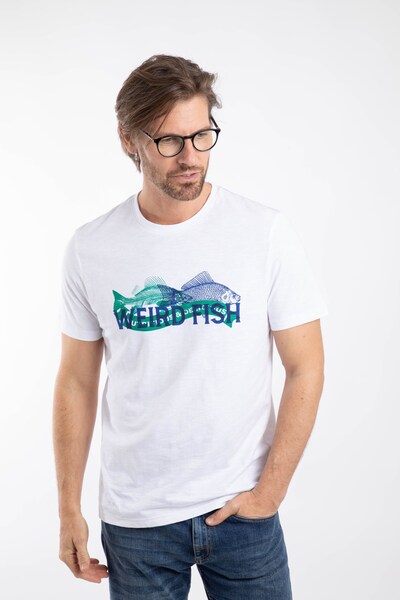  Weird Fish Fishmonger Mens Front Print Graphic T Shirt 