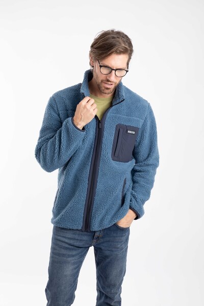  Weird Fish Fletcher Mens Full Zip Borg Fleece 