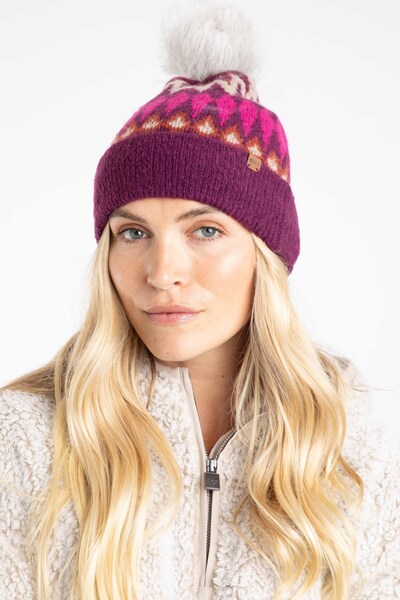  Weird Fish Frady Womens Fair Isle Bobble Hat 