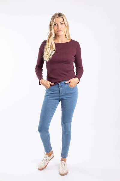  Weird Fish Gerrie Womens Slim Leg Jeans 