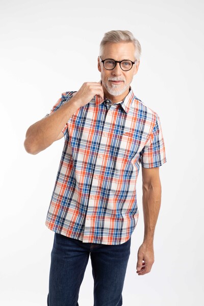  Weird Fish Judd Mens Short Sleeve Check Shirt 