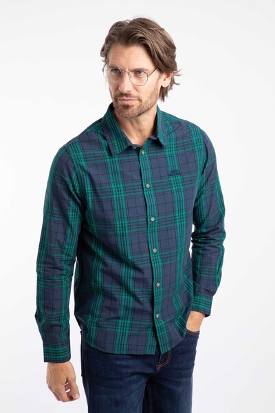  Weird Fish Lando Mens Long Sleeve Check Shirt 