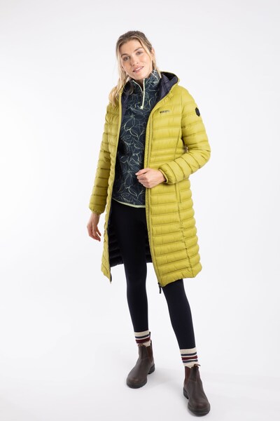  Weird Fish Ravinia Womens Lightweight Padded Long Line Jacket 